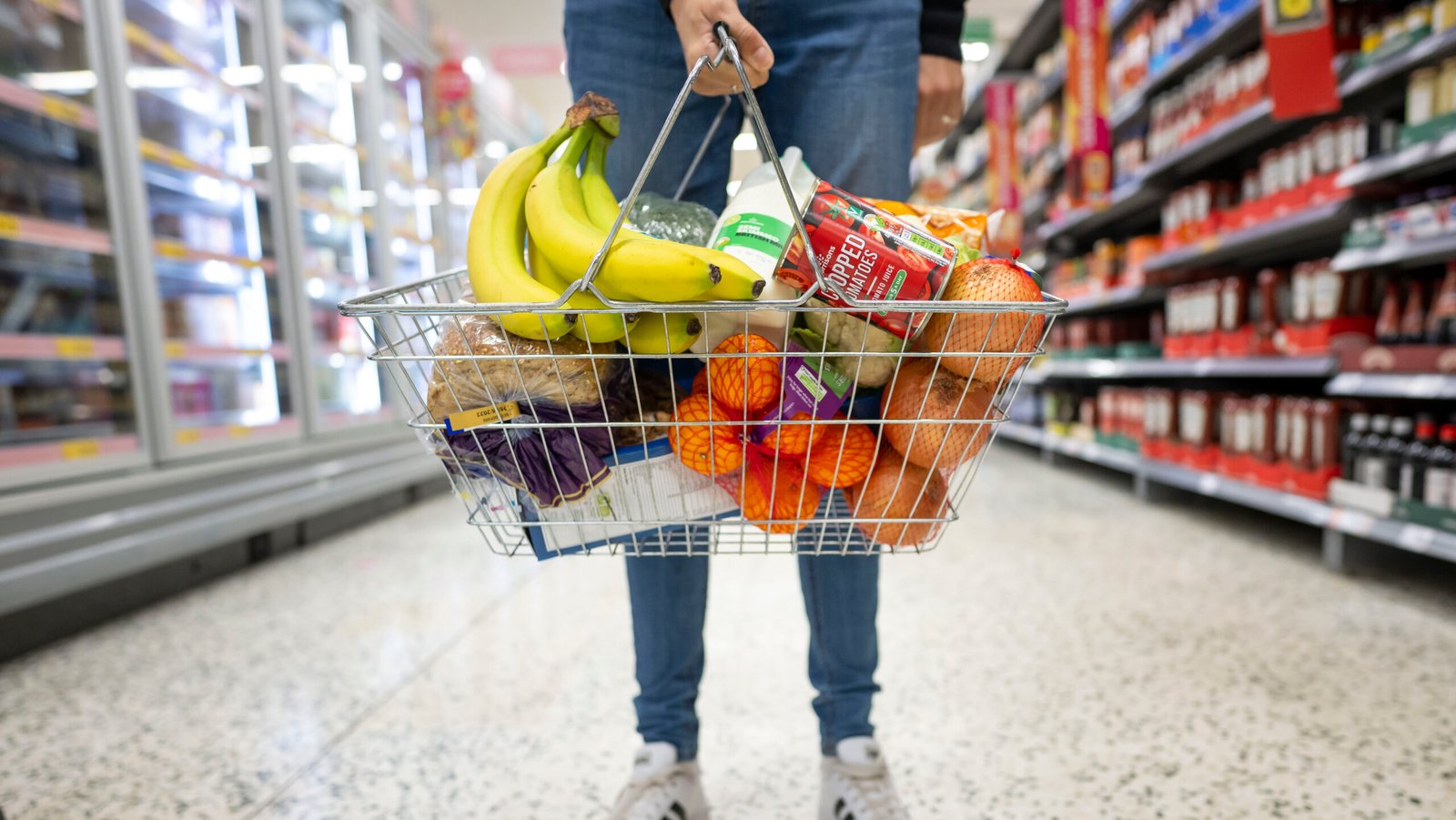 Basket of groceries